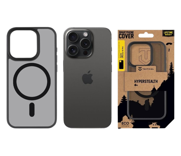 Tactical MagForce Hyperstealth Kryt pro Apple iPhone 15 Pro Asphalt - 1514056 - zdjęcie 3
